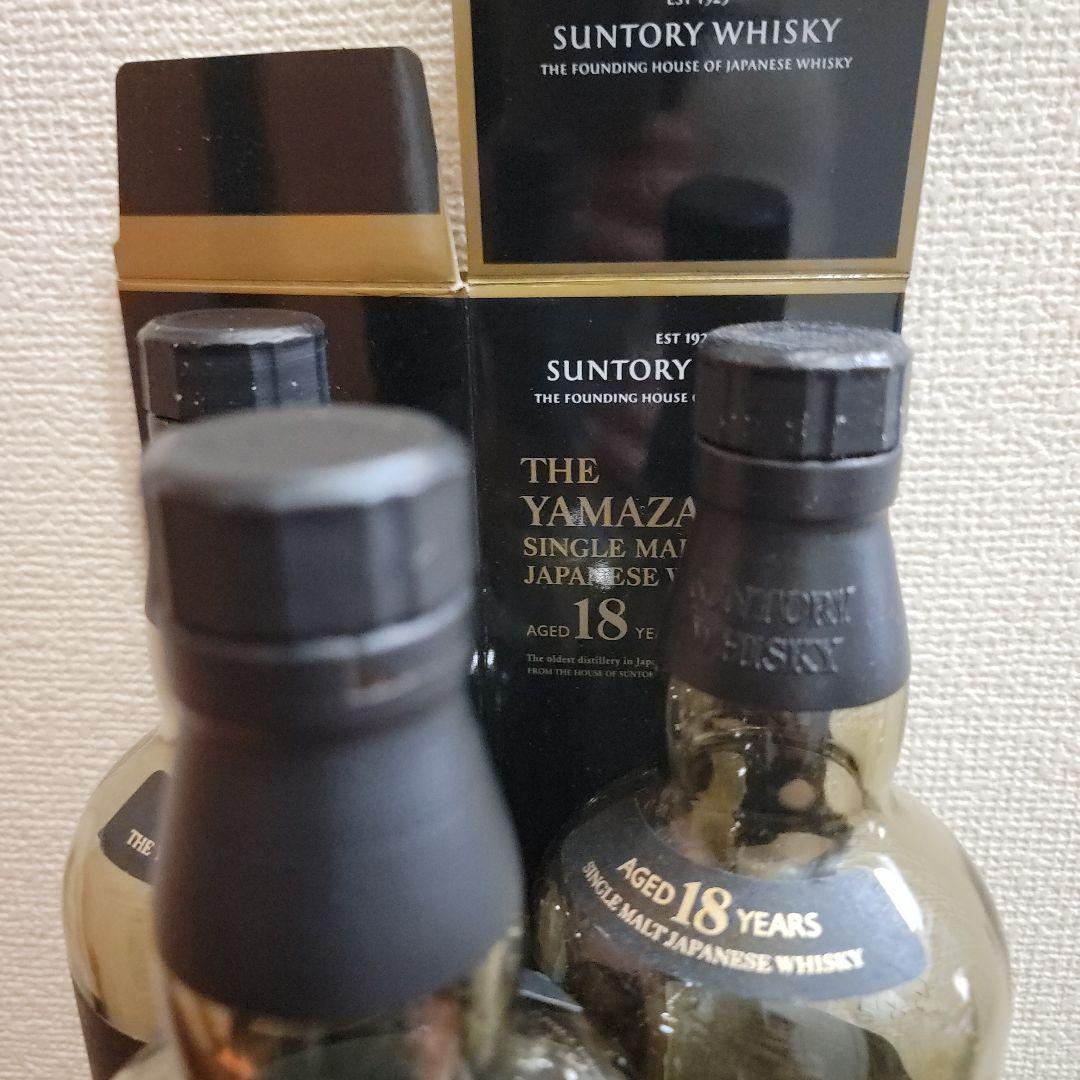 山崎 18年 シングルモルトウイスキー 700ml空き瓶