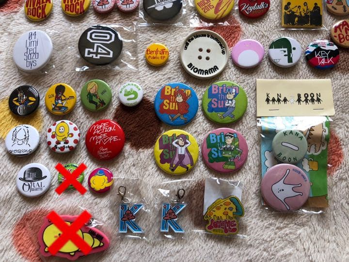 バンド 缶バッジ キーホルダー 各種