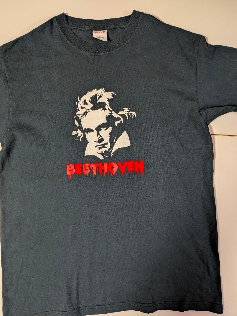 00s ピエール瀧とベートーベン　 2003ツアーＴシャツ 半袖Ｔシャツ　M　黒