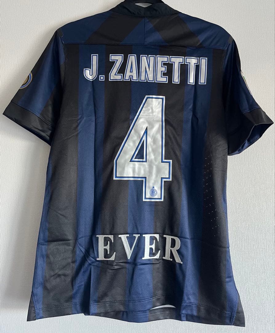 インテル 13/14 サネッティ #4　ユニフォーム　選手支給品　引退記念