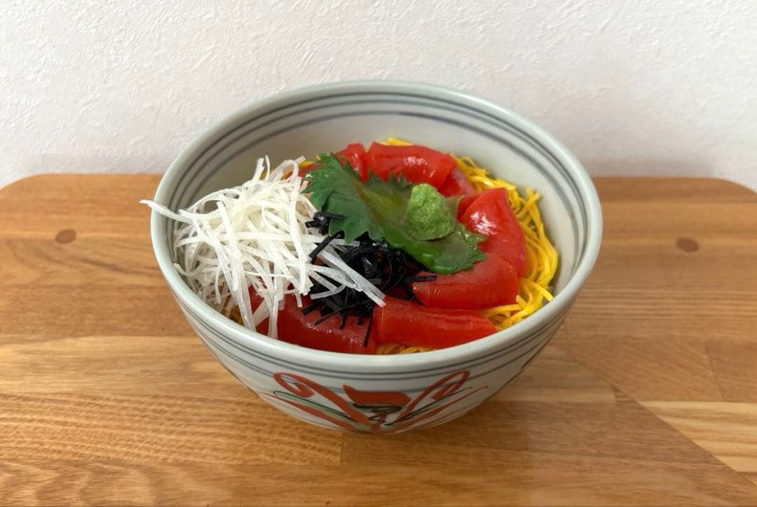 SALE✩.*˚イワサキ・ビーアイ 岩崎(株) 食品サンプル マグロ丼 置物