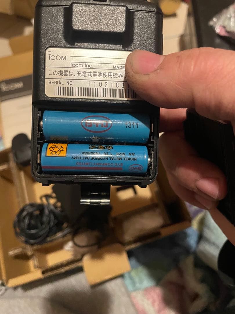 ICOM IC-R6 受信機 バッテリー無し