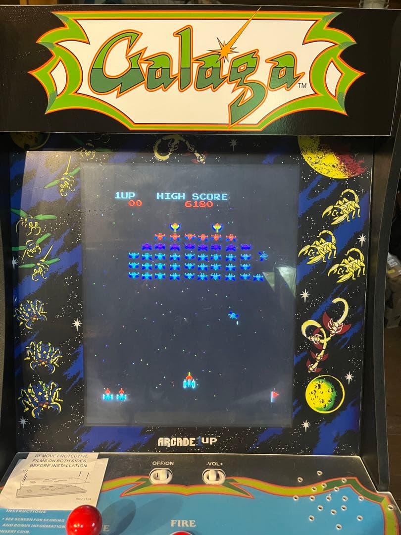 たっつープロフ確認  Arcade1Up ギャラガ・ギャラクシアン