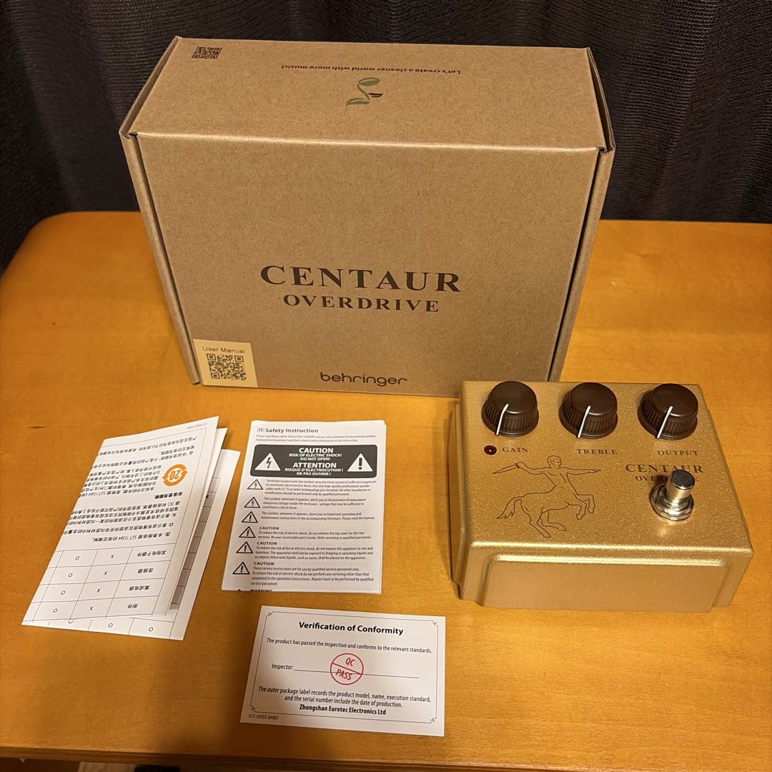 BEHRINGER オーバードライブ CENTAUR 旧デザイン