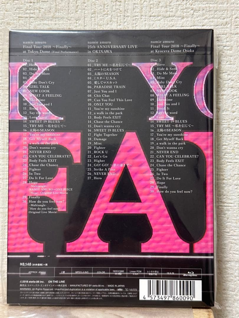 【未開封】安室奈美恵/namie amuro Final Tour 2018