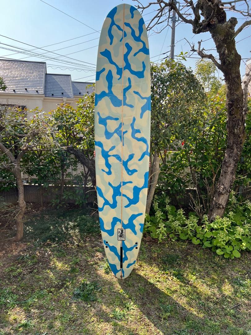 ロングボード 9.6ft 青迷彩
