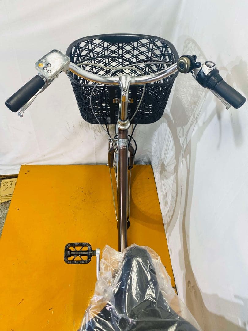 電動アシスト自転車 シティタイプ ブラウン