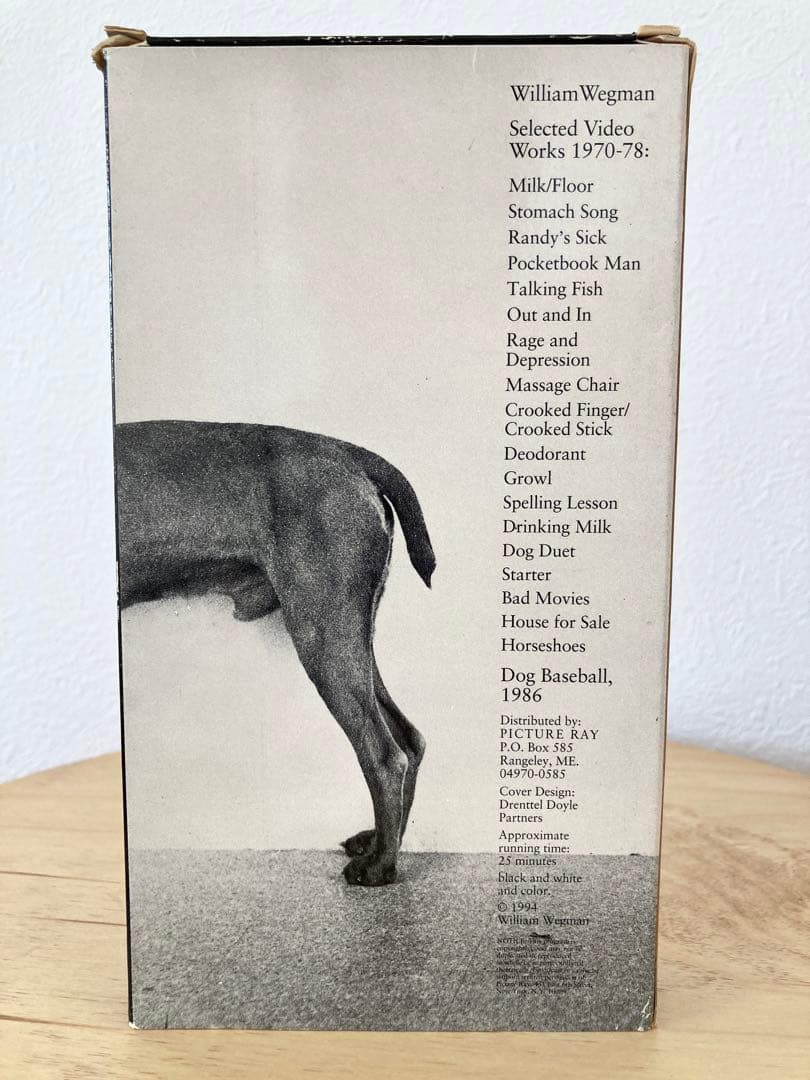 その他 William Wegman: Selected Video Works