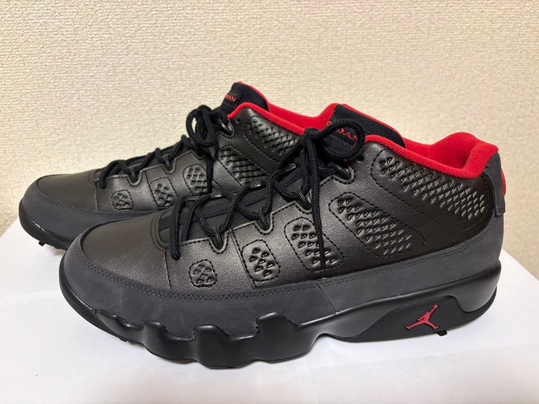 【新品】AJ 9 G BLACK/DARK CHARCOAL-TRUE RED