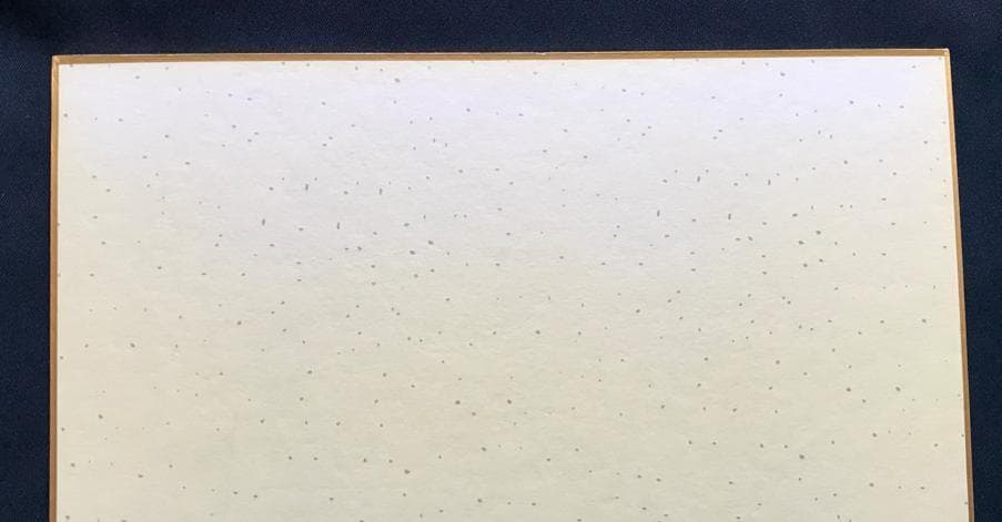 ☆ZARD 坂井泉水　直筆「色紙」