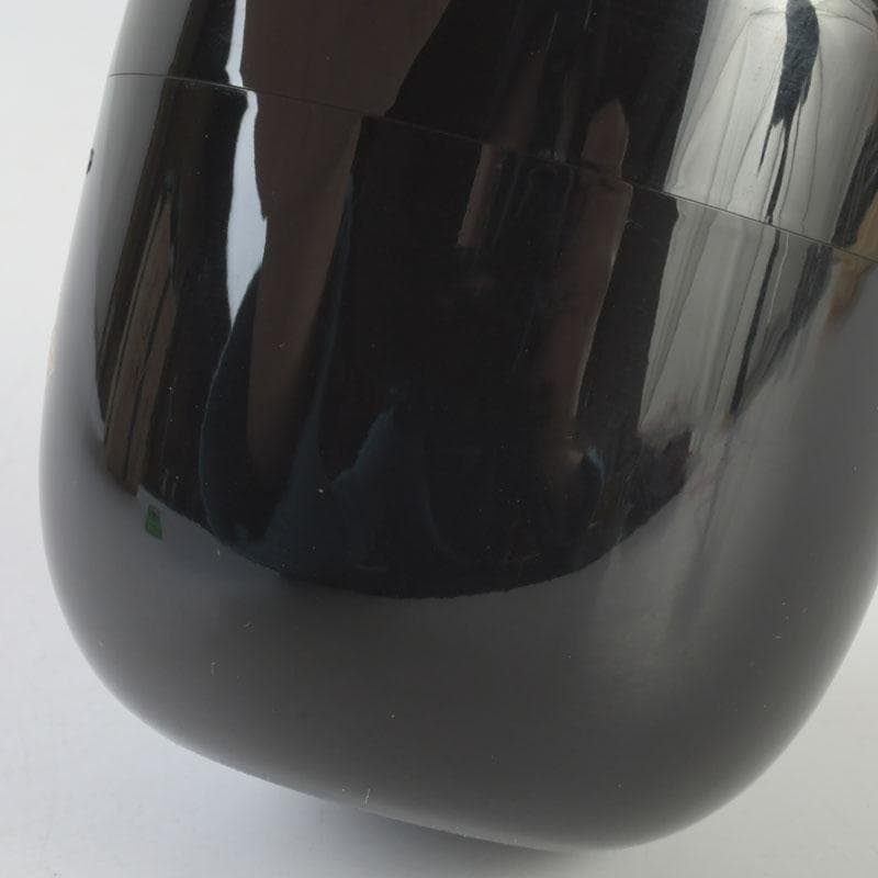 茶道具　加賀蒔絵師　竹内幸斎作　螺鈿装飾　紫陽花蒔絵　大棗　共箱　V　9879