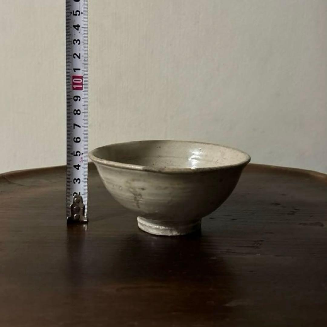 李朝小鉢　堅手　白磁　小服茶碗　大盃　韓国アンティーク　古道具　古民芸　古陶磁