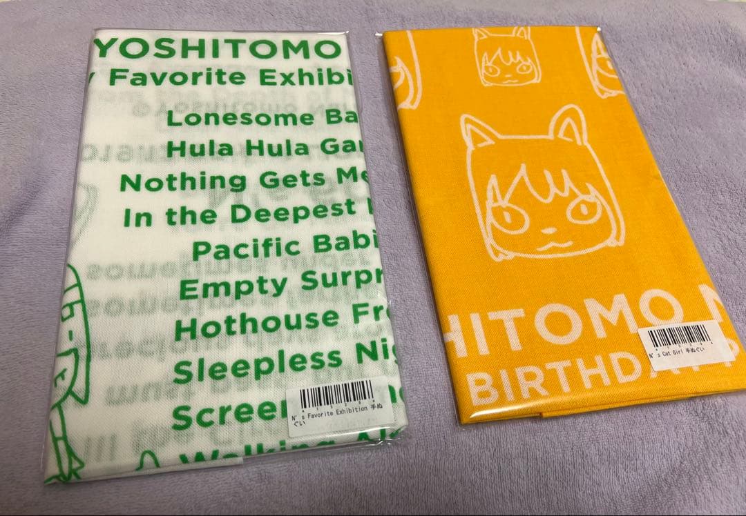 奈良美智のライブ誕生日会の手ぬぐい2019年製