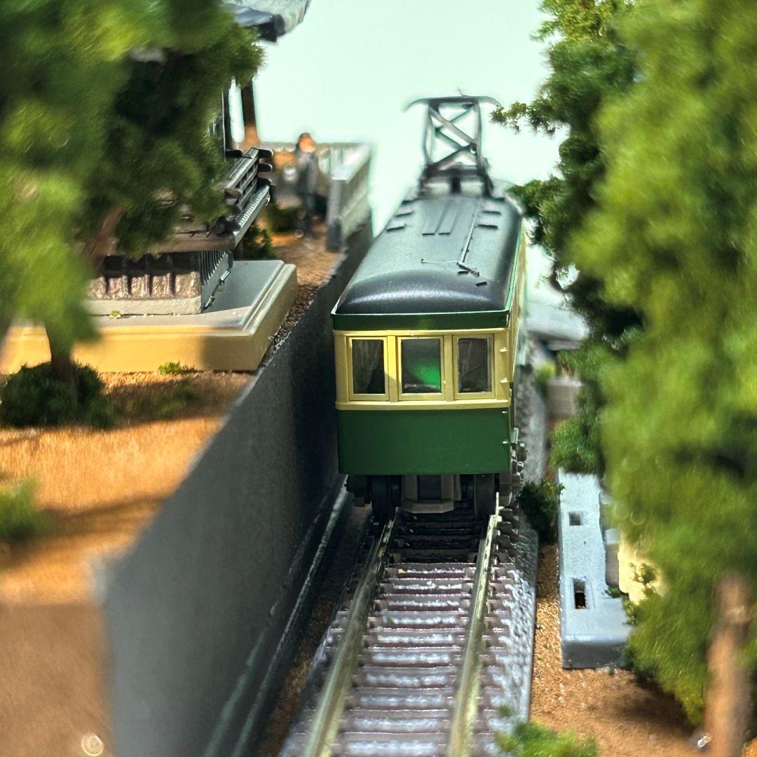 ♥YOU♥様　ご予約品　江ノ電腰越　満福寺と踏切　鉄道ジオラマ　Nゲージ