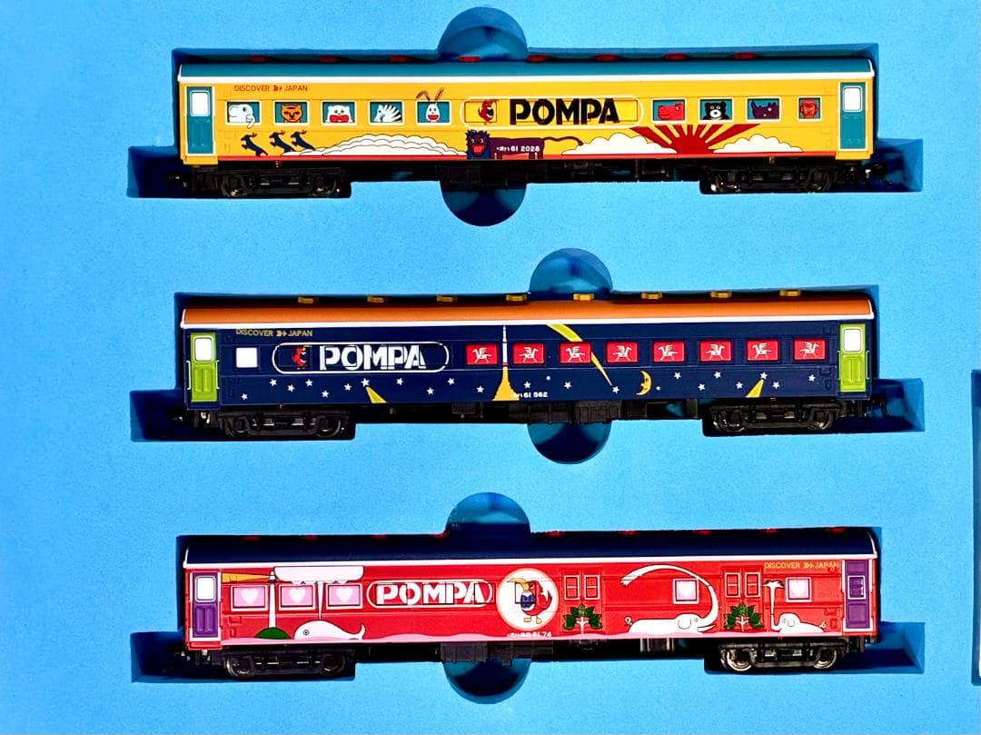 ☆極レア 超映えモデル☆彡 ディスカバー・ジャパン ”ポンパ号” 6両セット