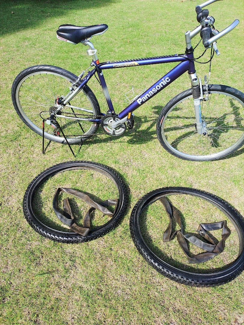 マウンテンバイク　パナソニック　スリックタイヤ仕様