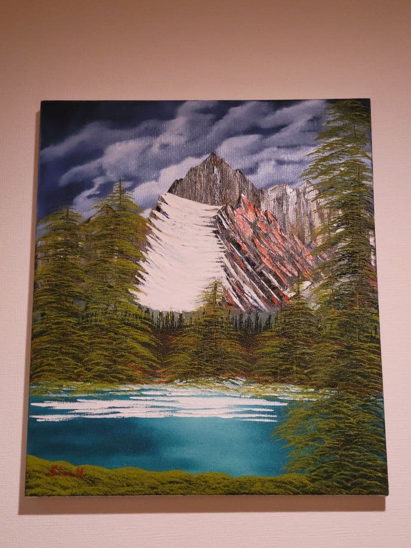 絵画 Lone Mountain