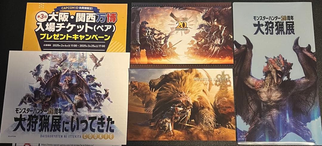 モンハン 大狩猟展 雷狼竜 ジンオウガ 20周年記念 ストーンVer. おまけ付