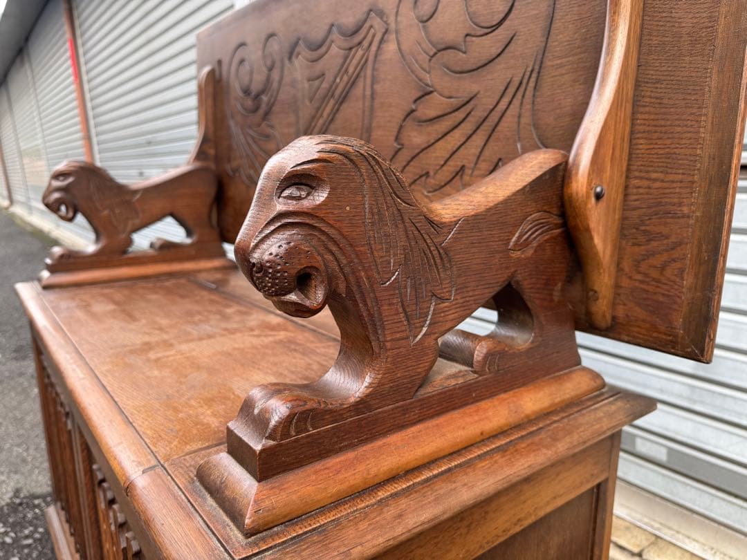 UKビンテージ Vintage モンクスベンチ