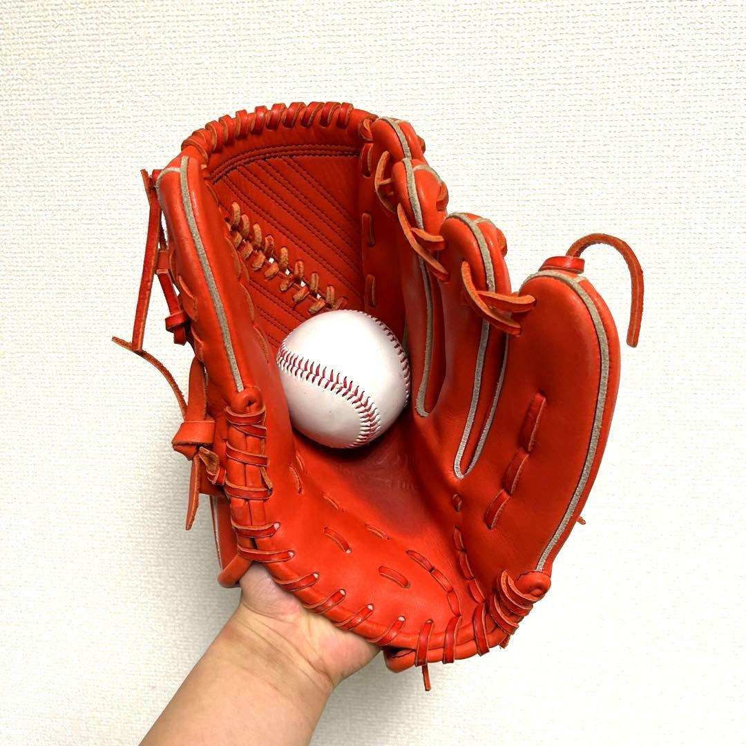 969 グロム GROM 型抜群 極美品 即戦力 硬式 投手用グローブ