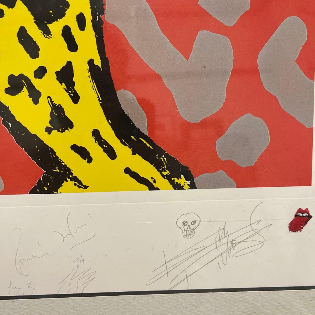 証明書No.入り限定5000枚ローリングストーンズ　94-95ツアーリトグラフ