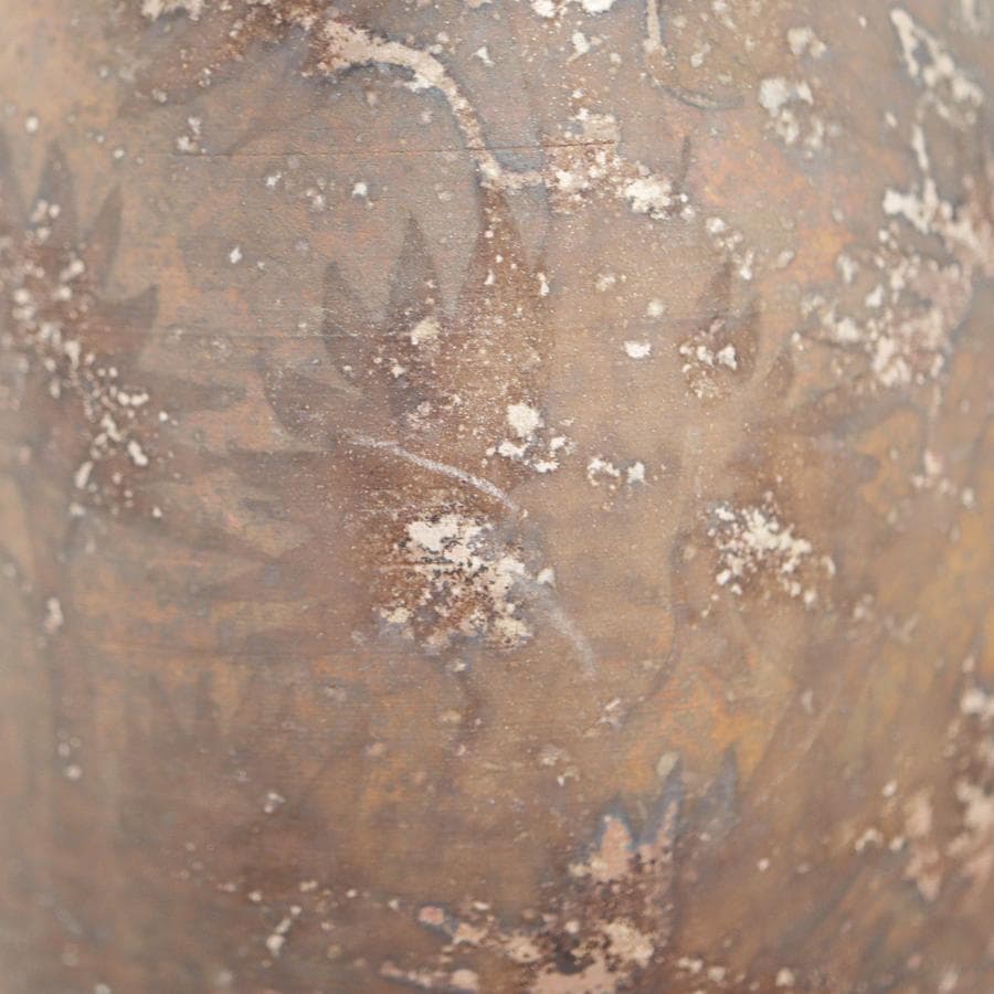 九谷焼 石川県無形文化財 松本佐一 花瓶 栞 共布 共箱