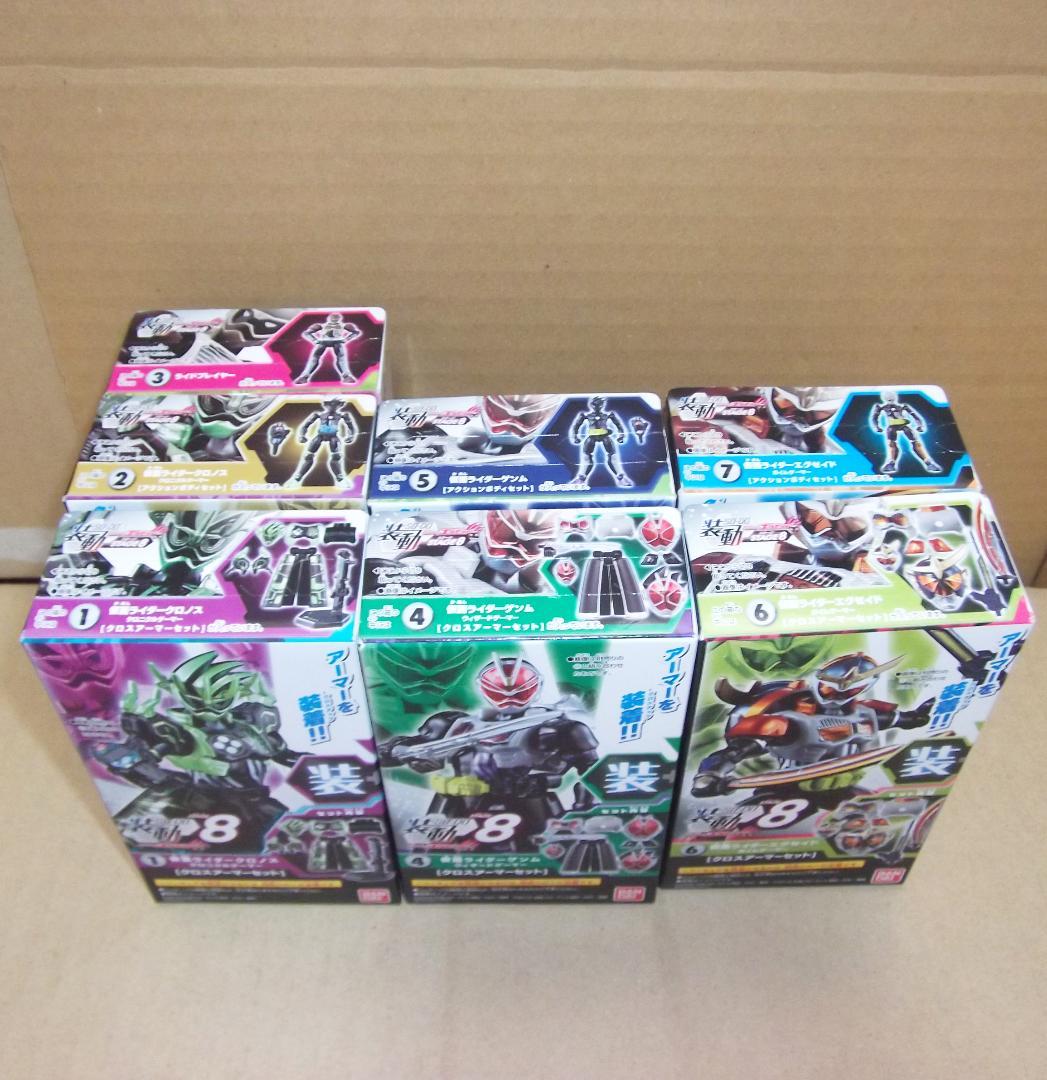 装動 仮面ライダーエグゼイド 1～10弾 全72個コンプ バグスター 最終値下げ