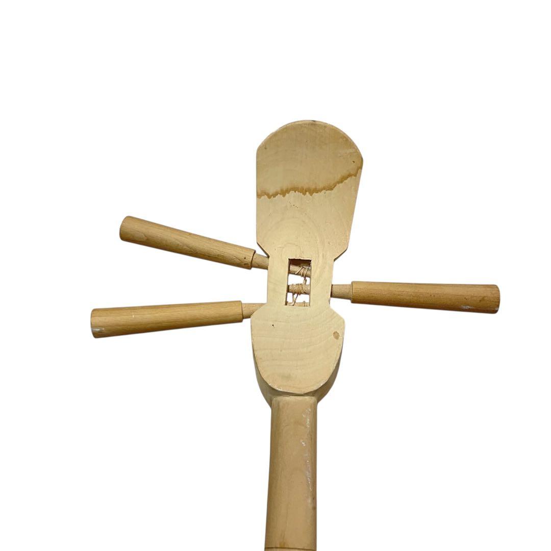 【超希少品】ナチュラルウッド　三線　木製ボディDIY・練習用・インテリアにも