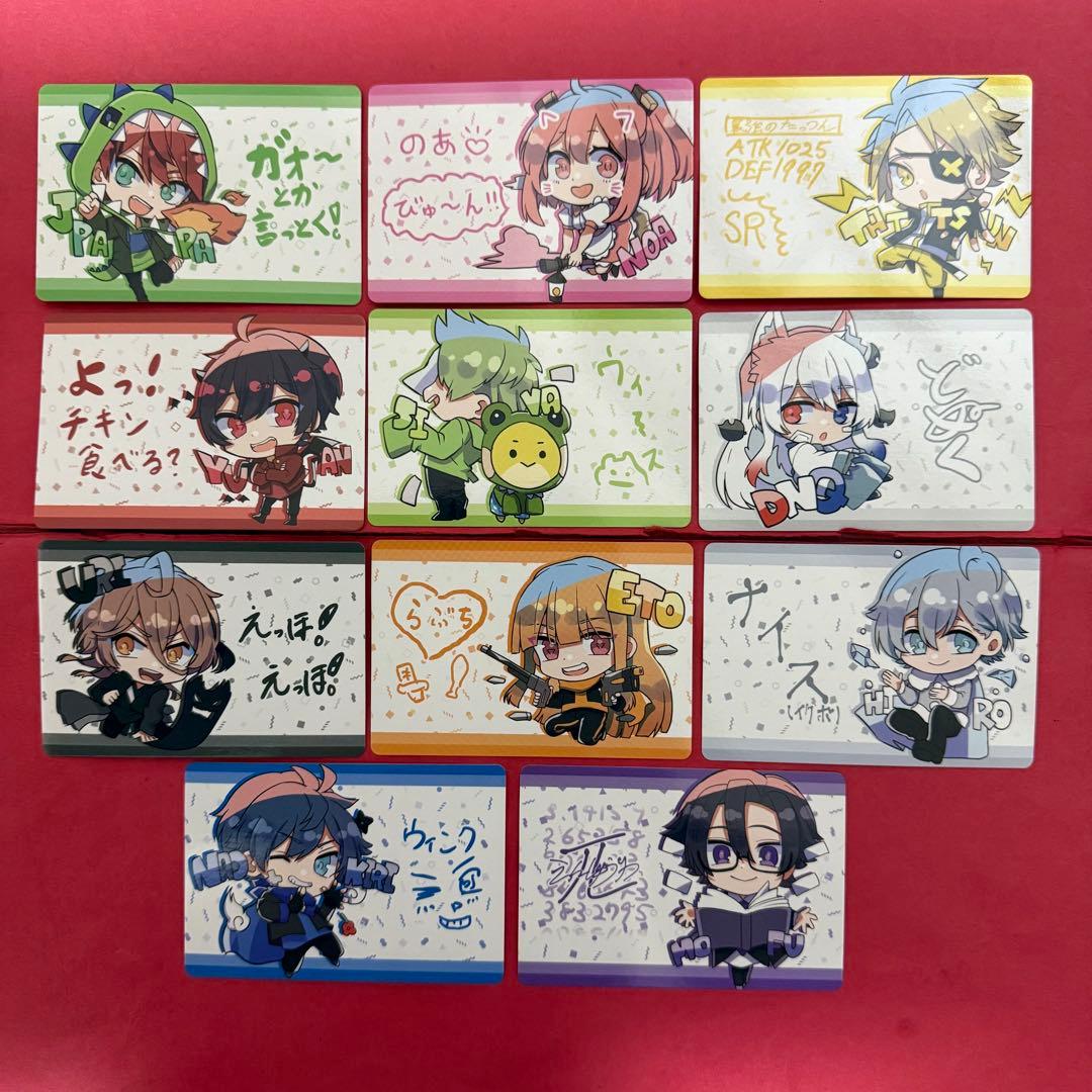 新品 カラフルピーチ ミュージアム 展示会 トレーディングカード 全種セット