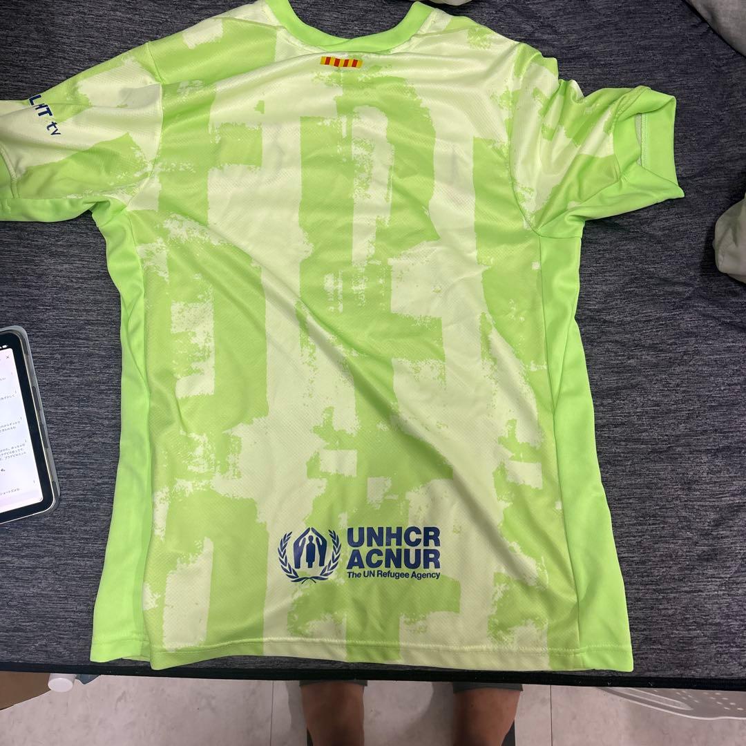 FC Barcelona Nike ライムグリーンシャツ