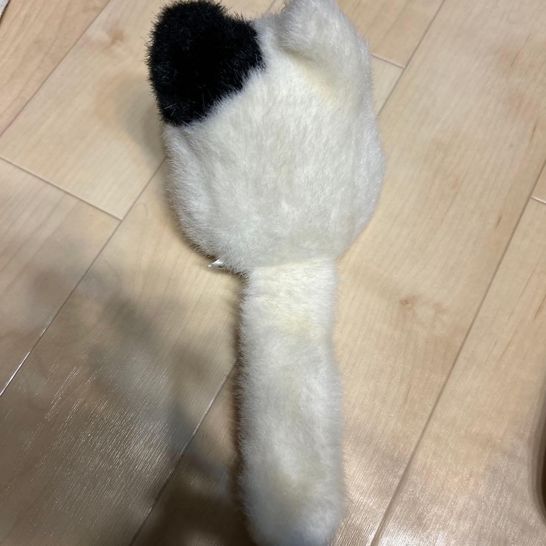 可愛い　白　黒　セキグチ　猫　ぬいぐるみ　レトロ　希少　昭和レトロ