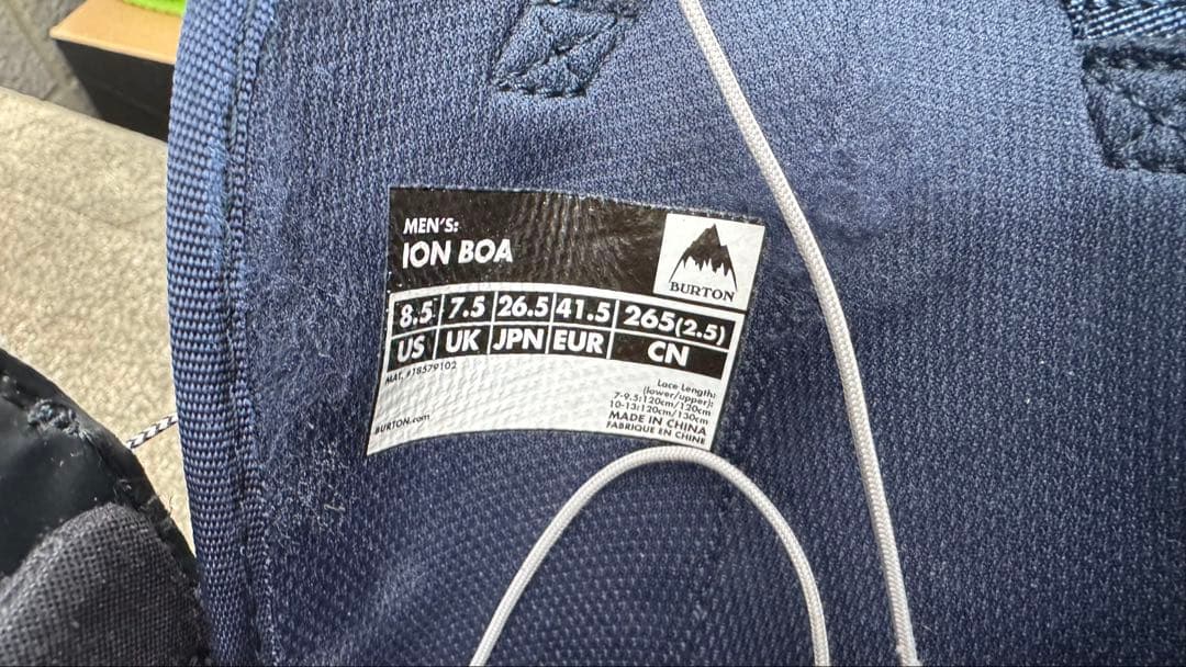 Burton Ion スノーボードブーツ MNS ネイビー　アイオンBOA