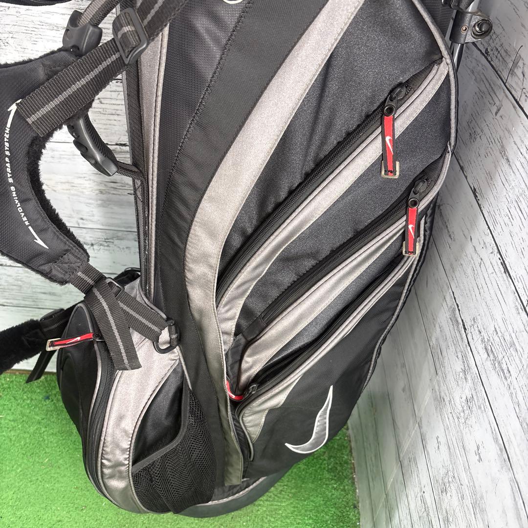 NIKE スタンド式　ダブルショルダー　キャディバッグ