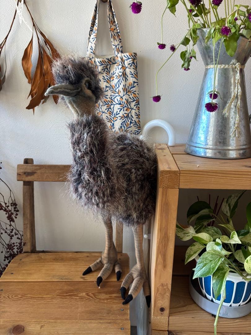 希少 HANSA エミュー ぬいぐるみリアルアニマル