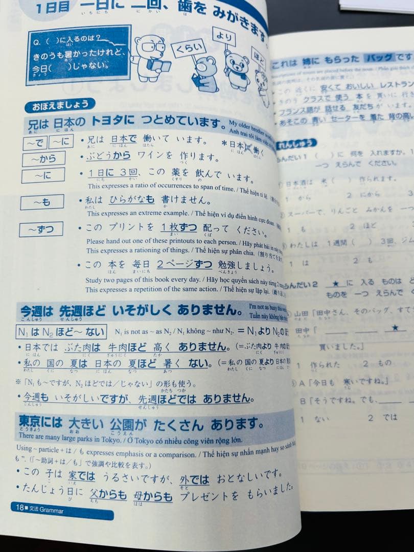新品　日本語総まとめN1 N2 N3 N4 N5（ベトナム語・英語版） 18冊