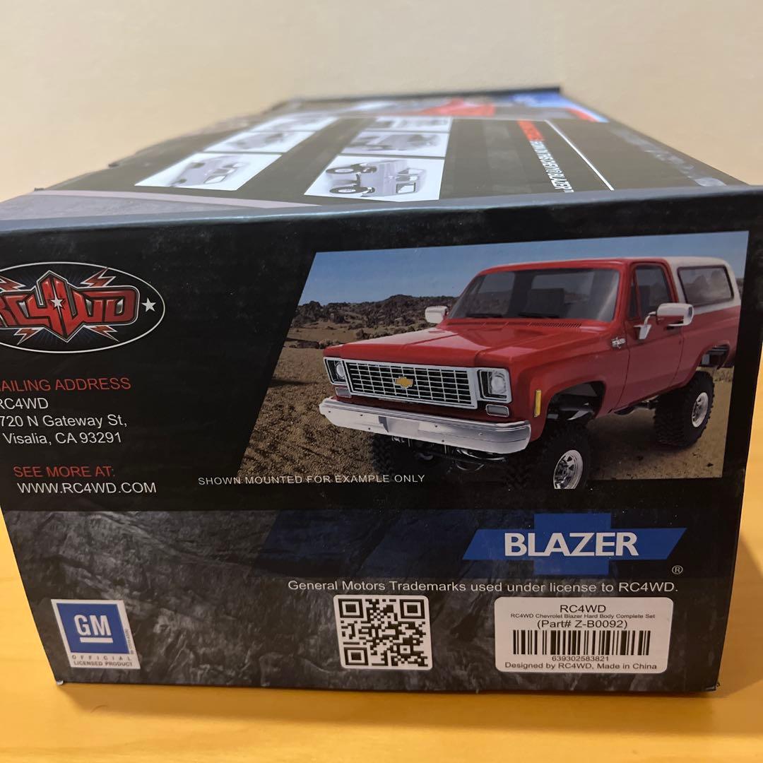 【新品】RC4WD シボレーブレイザーボディ　オプション付き　未使用品