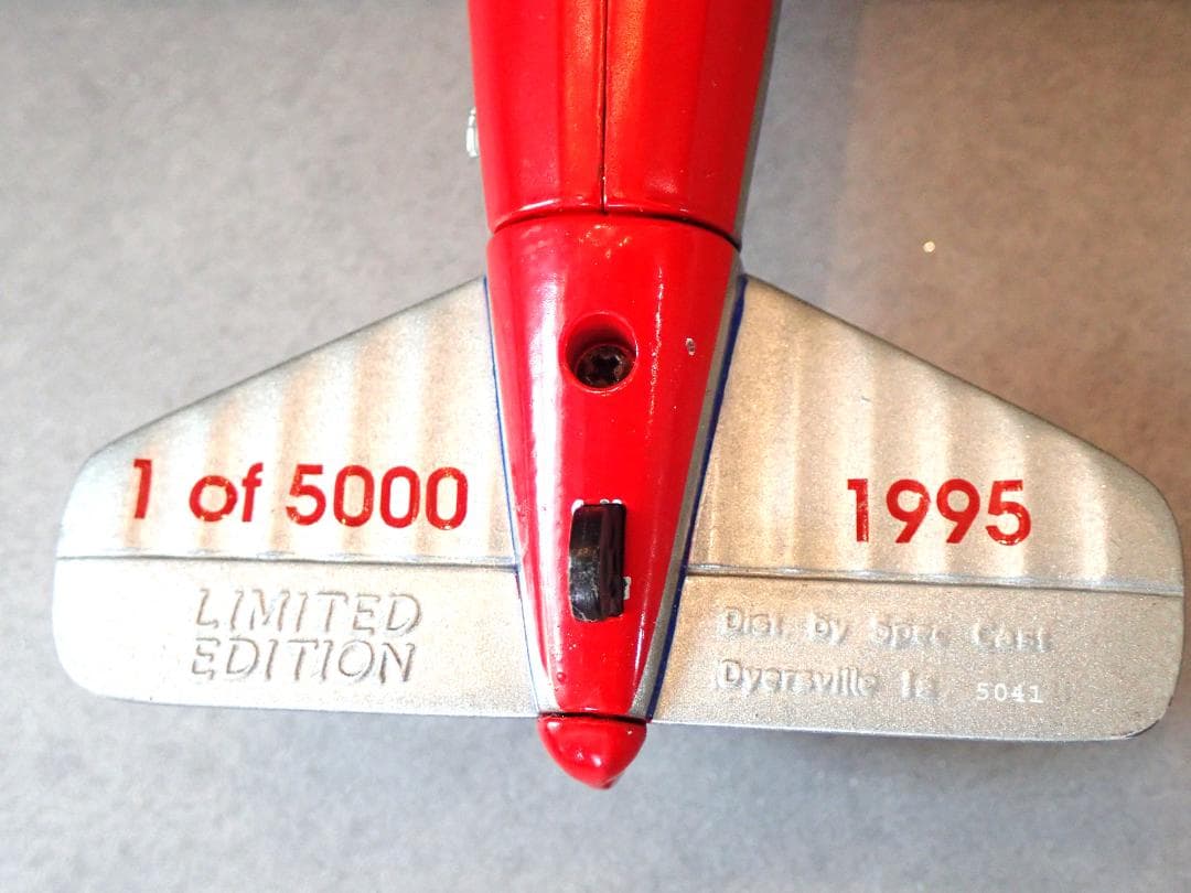 Tiger Spirit 限定5000個 ダイキャストメタル 飛行機型貯金箱