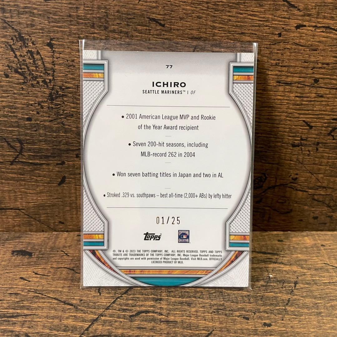 イチロー 世界25枚限定 1/25 ファーストナンバー 2023 トリビュート