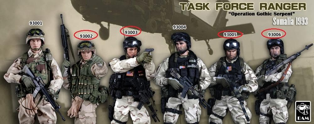 ミリタリー DAMTOYS DELTA FORCE BLACK HAWK DOWN