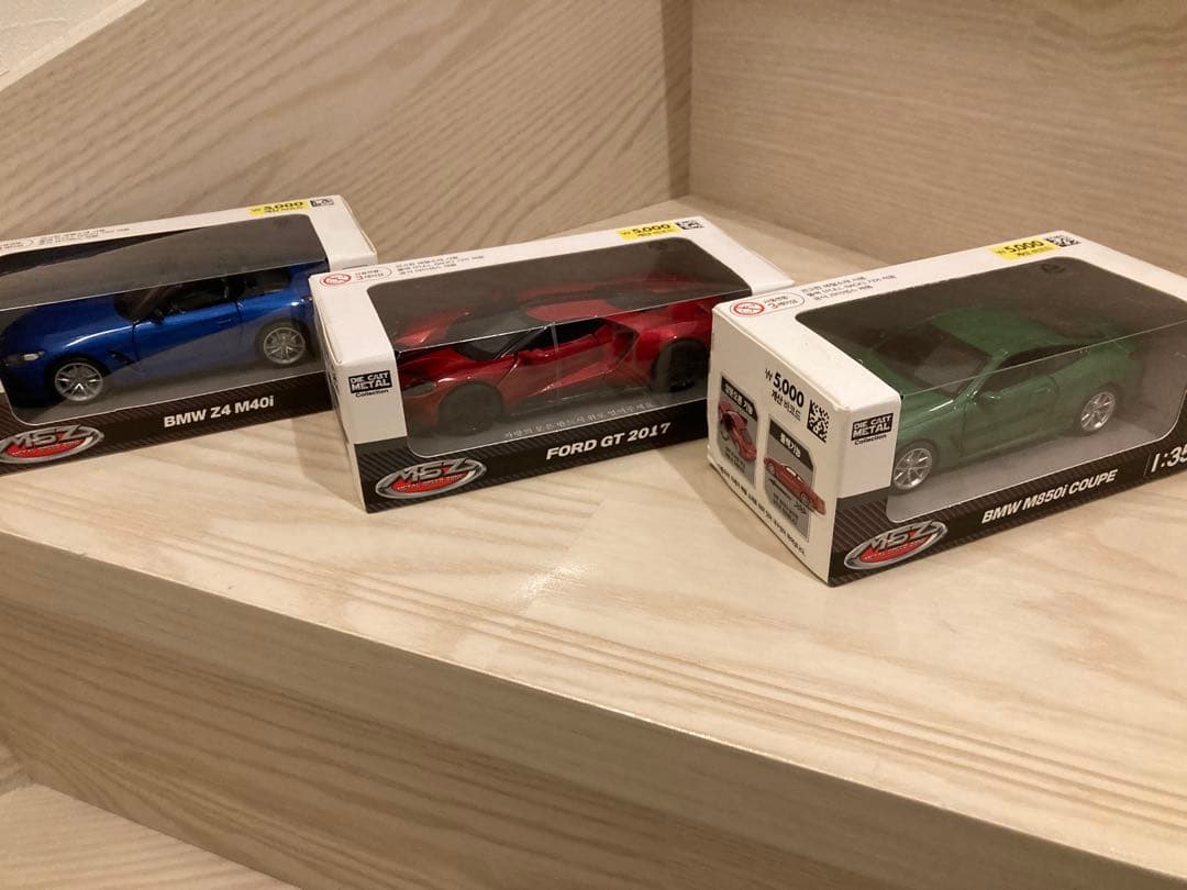 ミニカー  M850i COUPE, FORD GT 2017, Z4 M40i