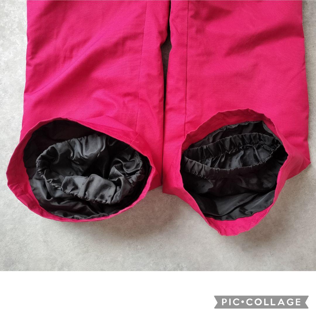 美品　Phenix クリスタルガールズ スキーウェア 160 花柄×ピンク 上下