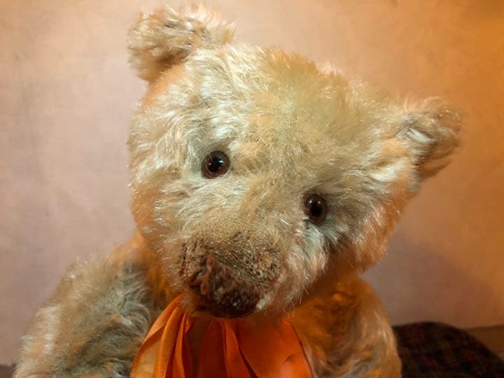 ミドルサイズ　シュタイフ 20年代　ホワイト　アンティーク