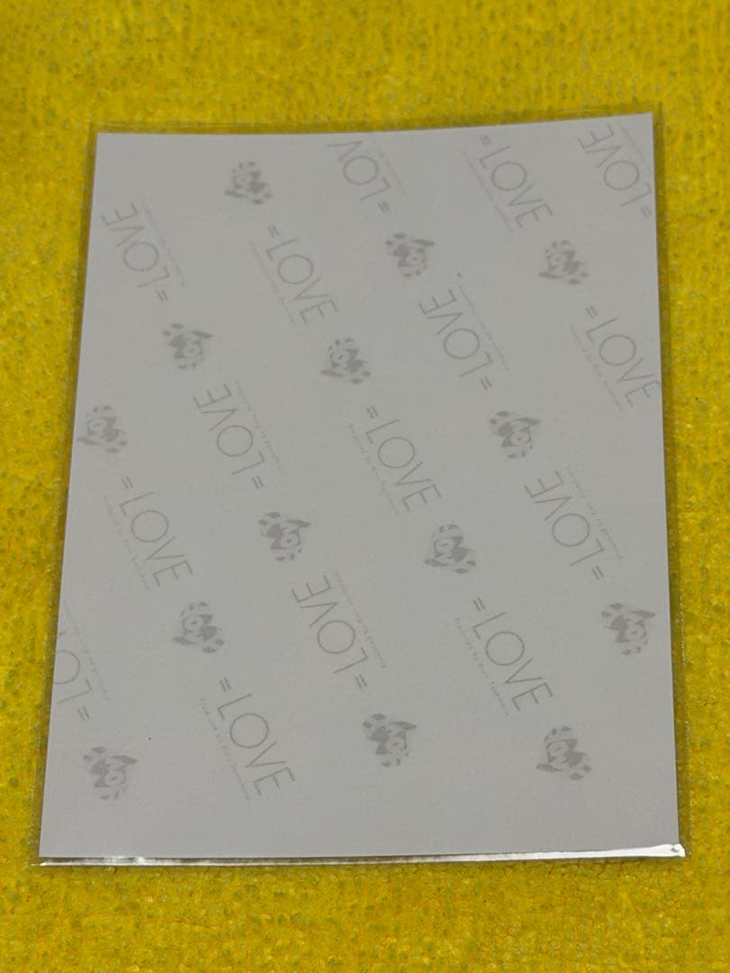 ＝LOVE 佐々木舞香 ラブソングに襲われる アザーカット 生写真 直筆 ヒキ