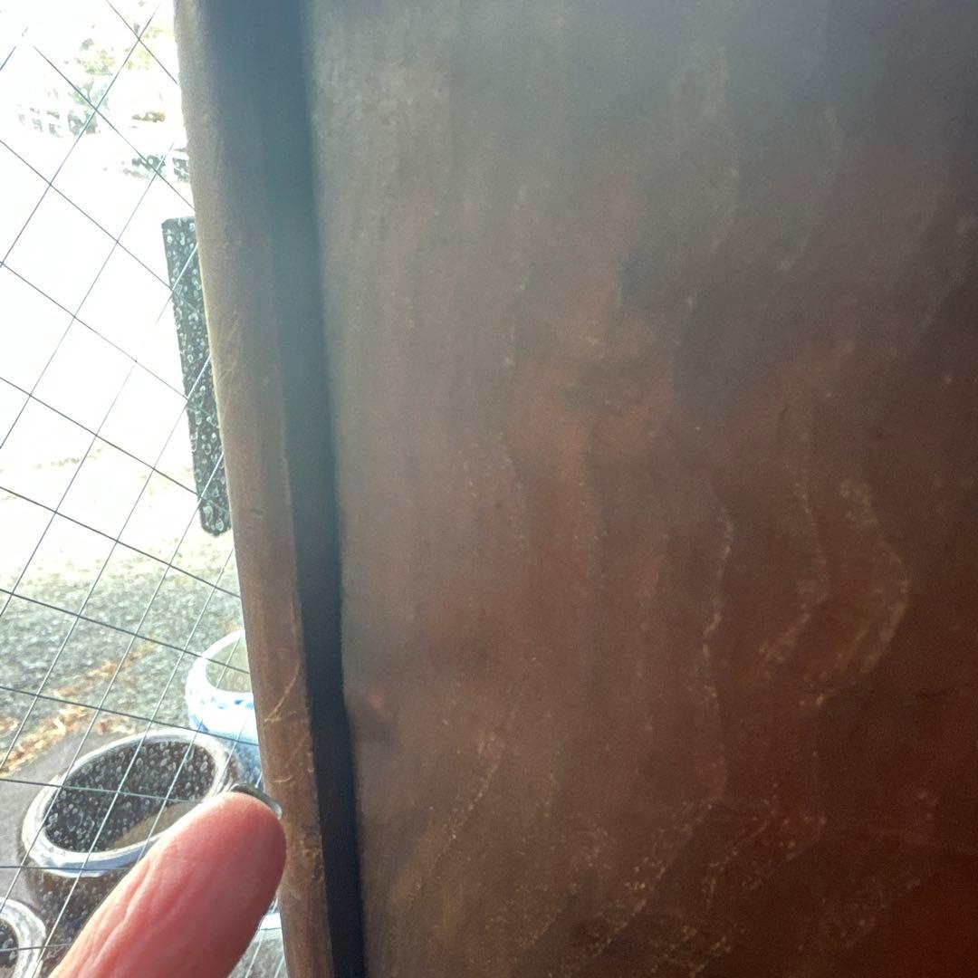 瞬間的お値下げ‼️ヴィンテージ　茶箪笥　アザミの絵が描かれていて素敵❣️