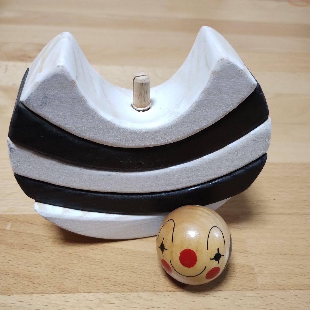 Tello Rare製、ヴィンテージ品　スイス製　白黒マイム　積み木　おもちゃ