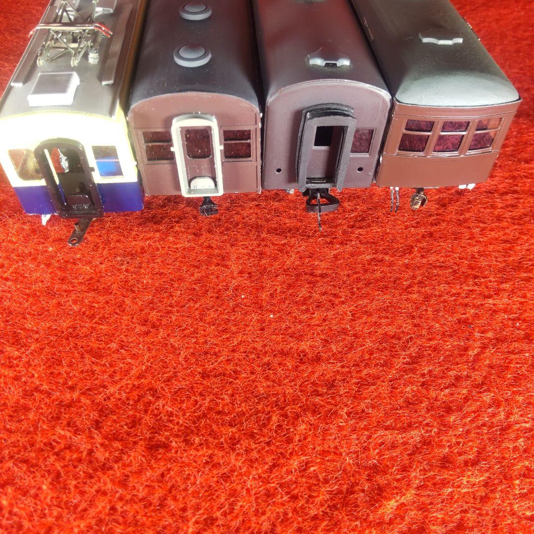 客車4台動作確認済み、HOゲージ