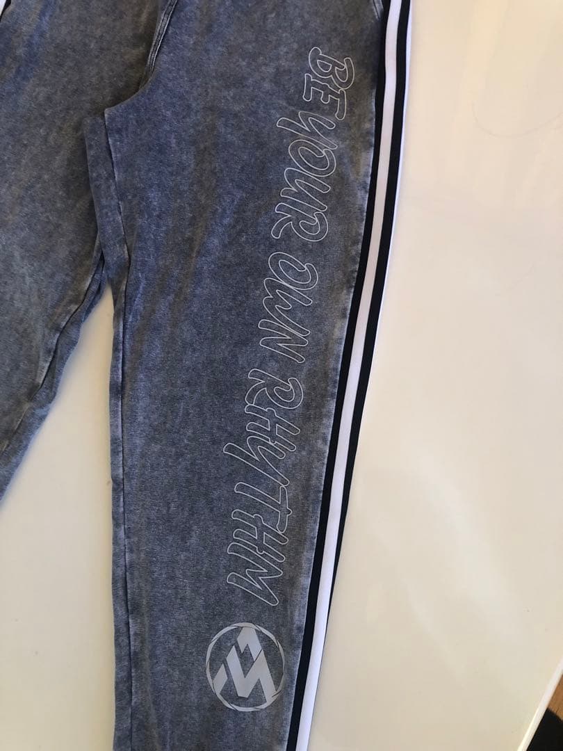 美品 最新作 Marble マーブル デニム風パンツ M ブラック