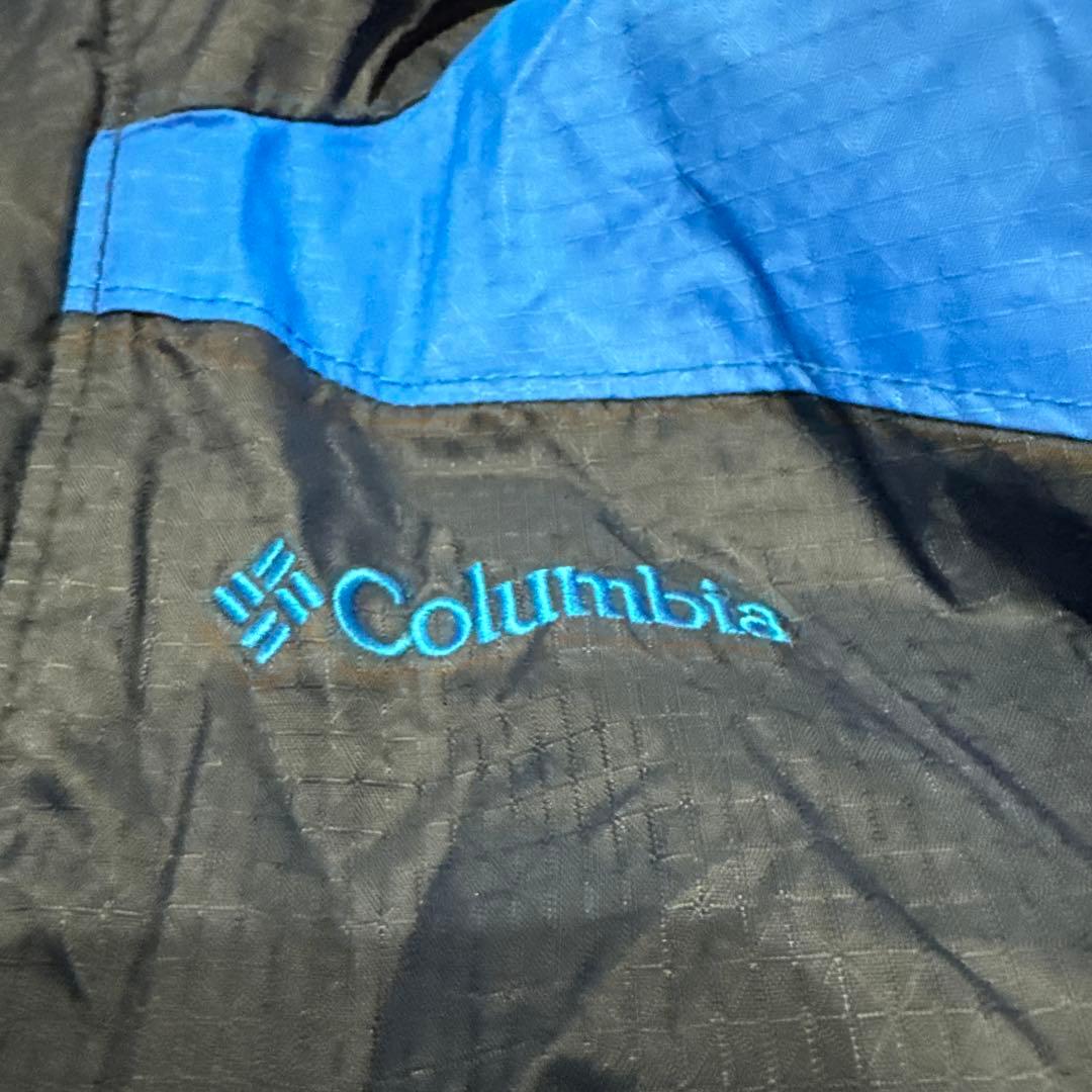 キッズ！Columbia 子ども用スキーウェア 青/黒120cm