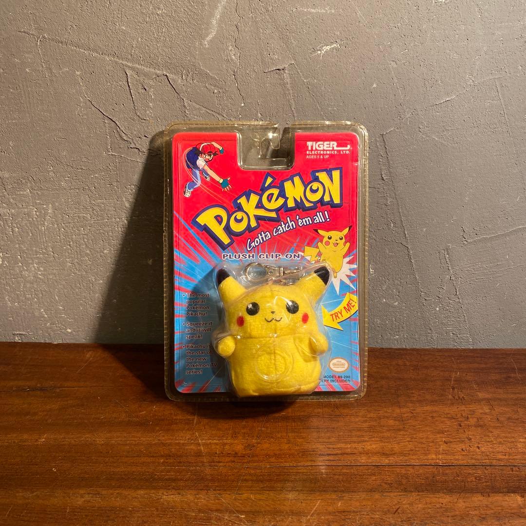 稀少 デッドストック HASBRO ポケモン ピカチュウ キーホルダー