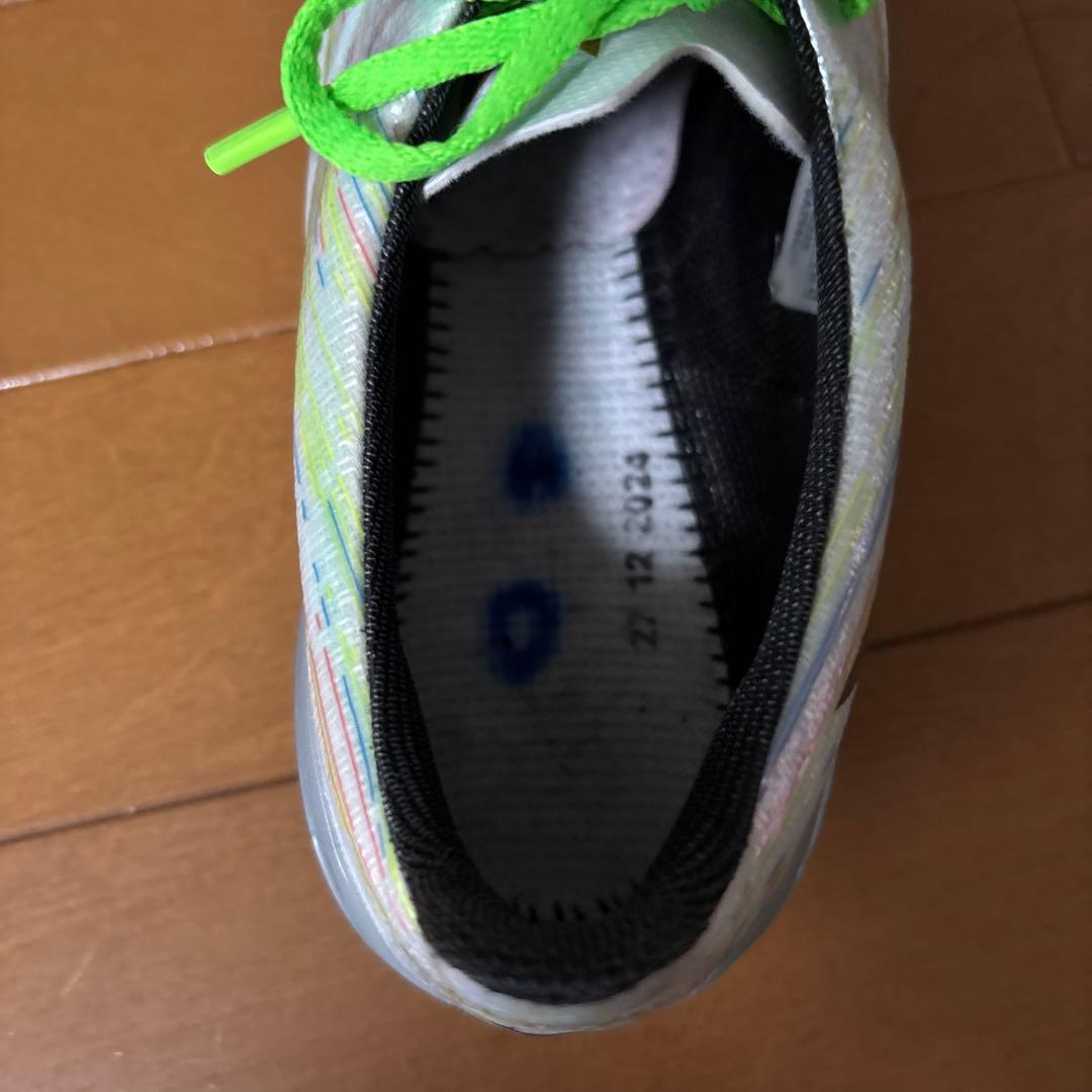 MIZUNOアルファ2PRO ホワイト×シルバーイリディセント 26.5センチ